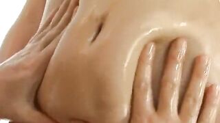 Horny Hot Japanese Girl's Getting Belly Licked With A Long Tongue!