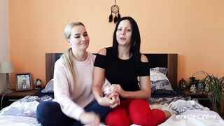 Perfect Blonde and Her Lesbian Roommate Have Lovely Intimate Moments