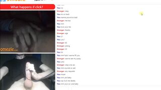 Omegle Girl With a Tight Pussy Squirting For a Big Dick