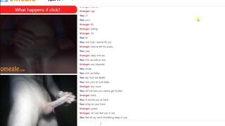 Omegle Girl With a Tight Pussy Squirting For a Big Dick