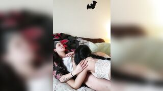 Tattooed College Girl Mia Krystelle Gone Wild With Amateur Friend